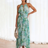 ALESSA – Maxi vestido estampado