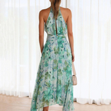 ALESSA – Maxi vestido estampado