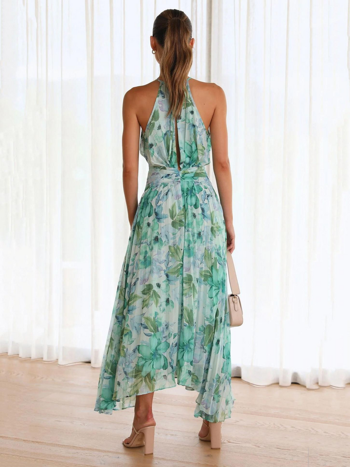 ALESSA – Maxi vestido estampado