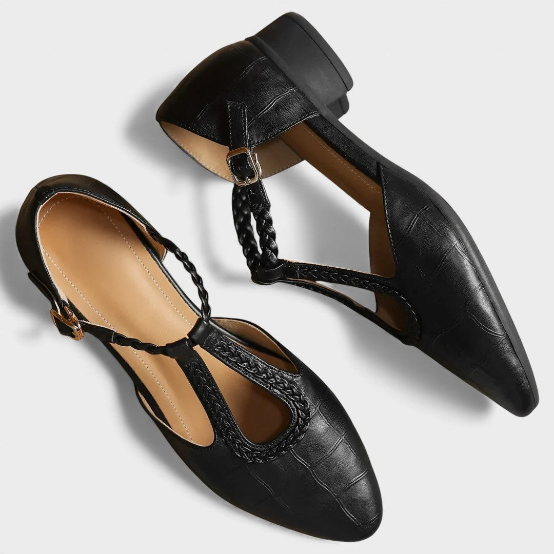 ARABELA – Sandalias trenzadas de tacón