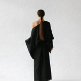 NOURA – Vestido largo de lino