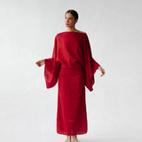 NOURA – Vestido largo de lino