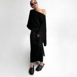 NOURA – Vestido largo de lino