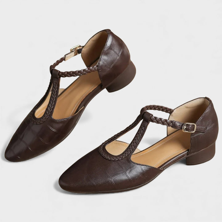 ARABELA – Sandalias trenzadas de tacón