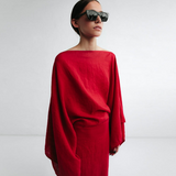 NOURA – Vestido largo de lino