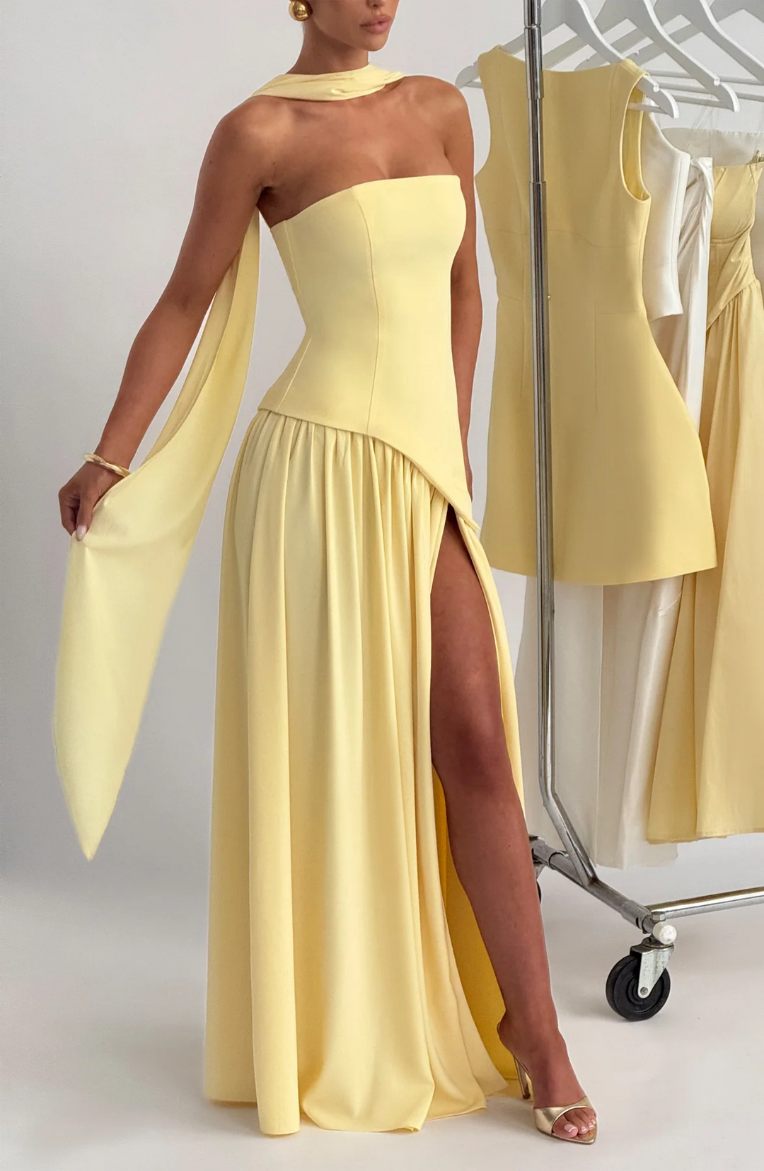 MARIEU – Maxi vestido de diseño