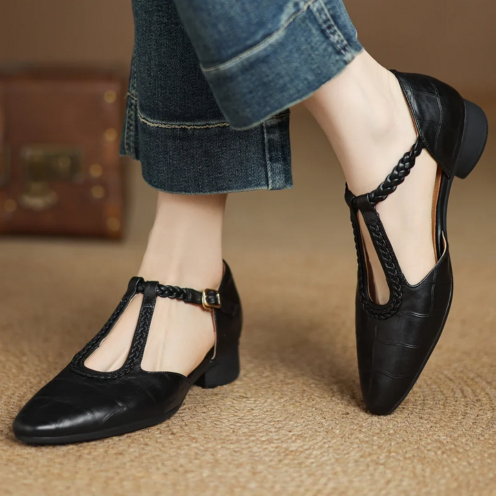 ARABELA – Sandalias trenzadas de tacón