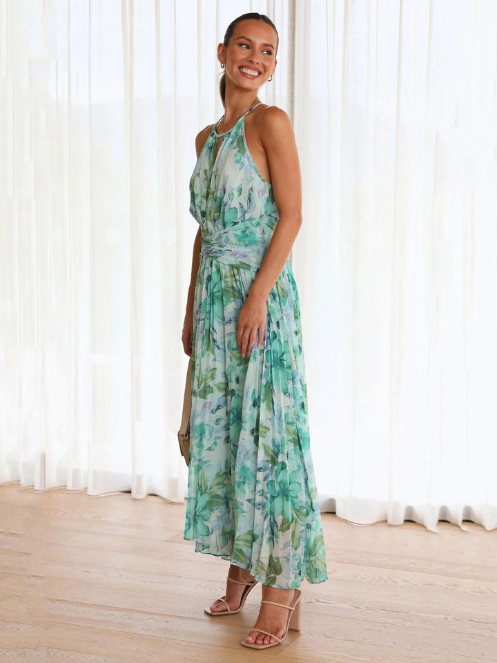 ALESSA – Maxi vestido estampado