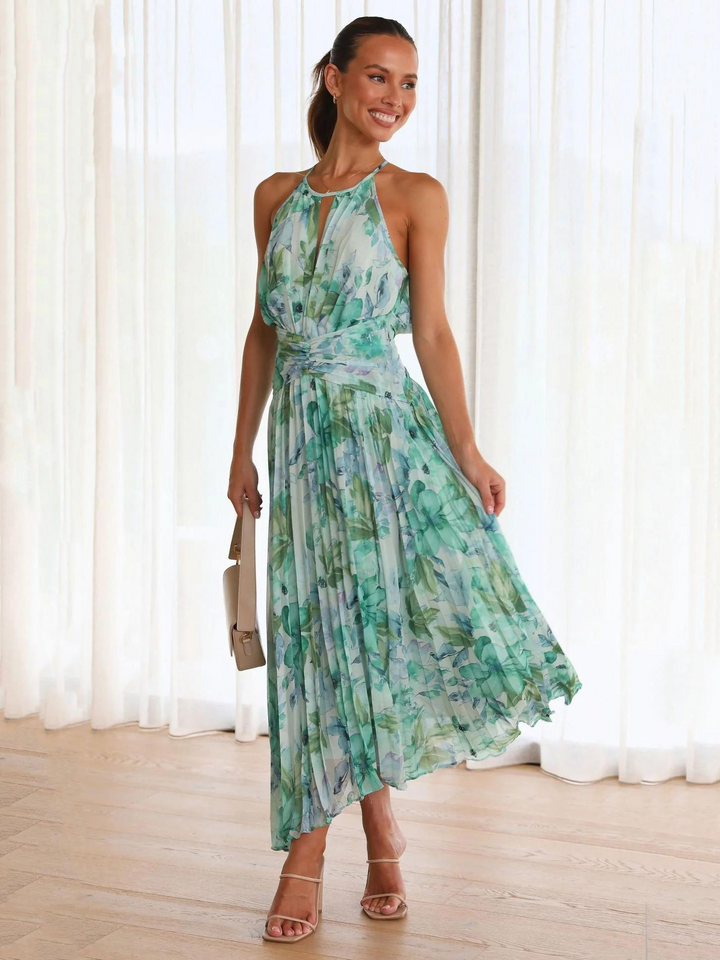 ALESSA – Maxi vestido estampado