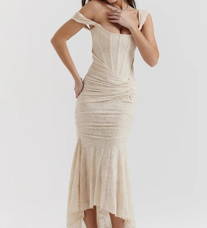 KIARA – Vestido largo con corsé sofisticado