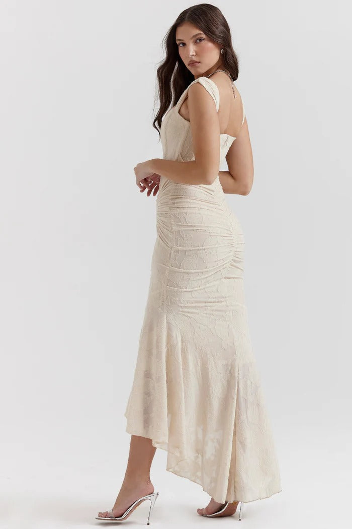 KIARA – Vestido largo con corsé sofisticado