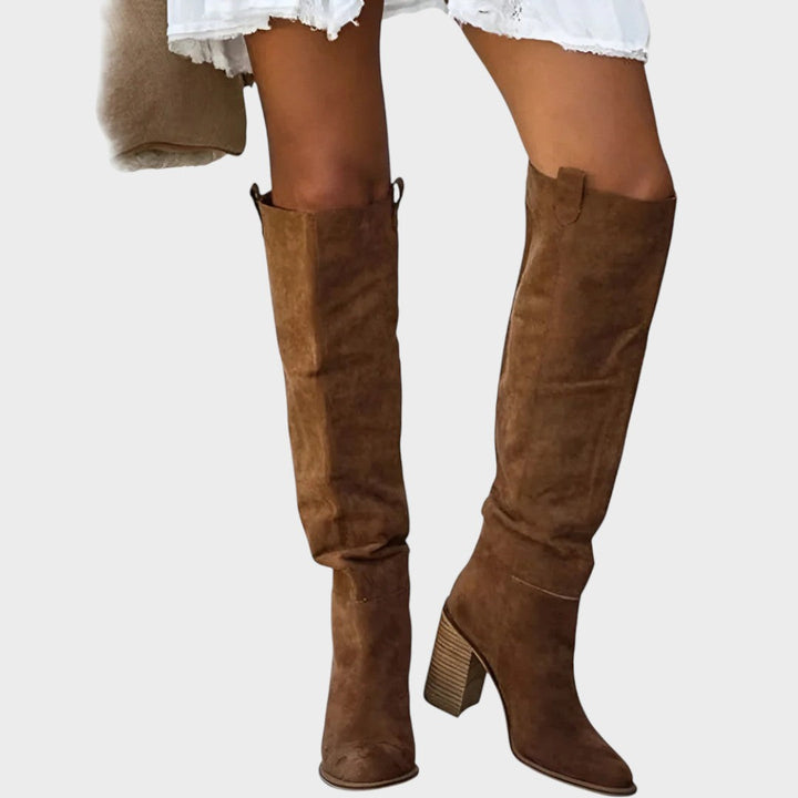 DIANE – Botas de Caña Altas de Ante