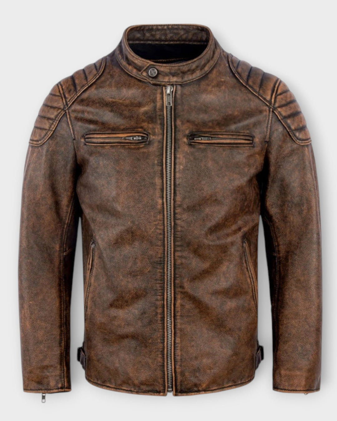 ESTEBAN – Chaqueta Vintage de Cuero