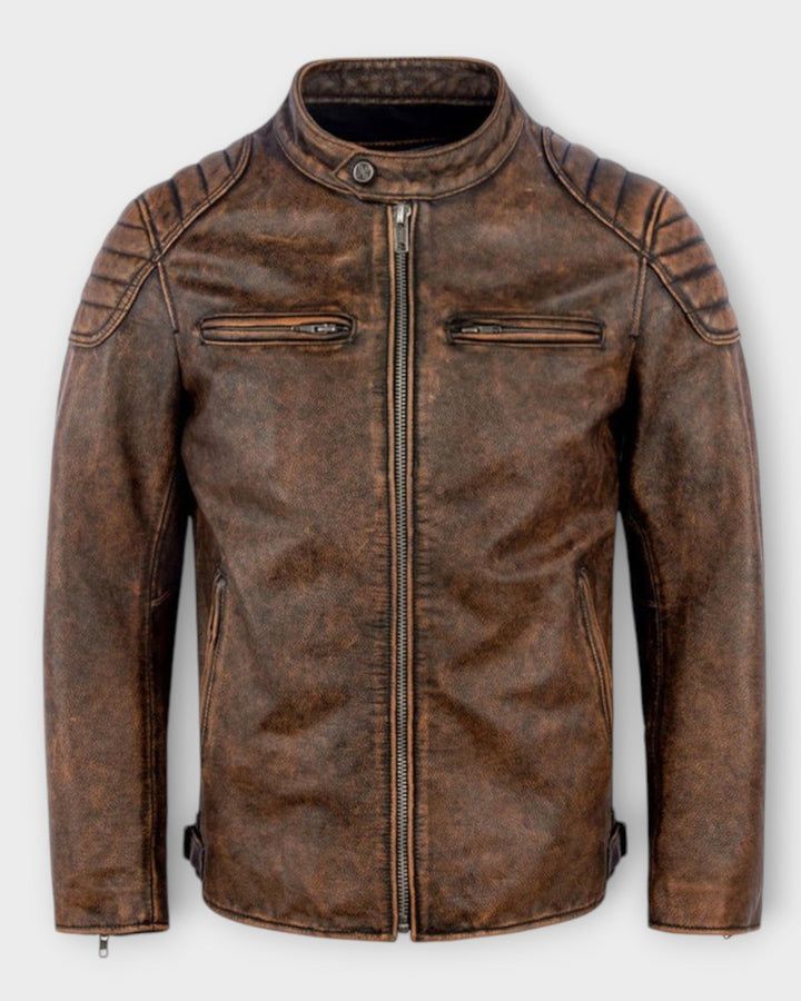 ESTEBAN – Chaqueta Vintage de Cuero