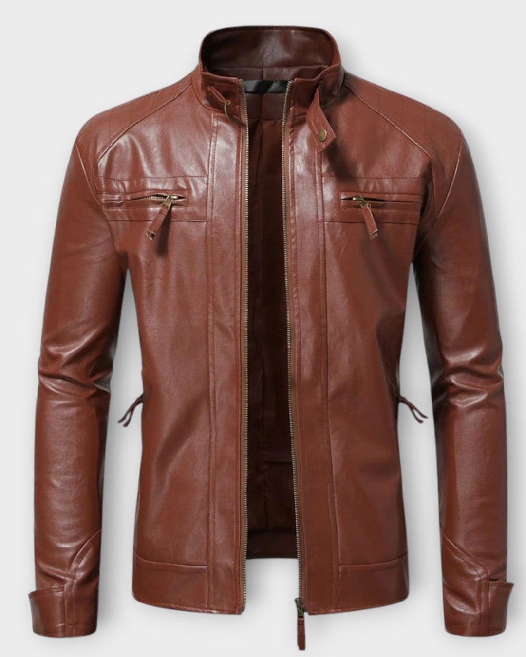 LEONARDO – Chaqueta de Cuero Elegante para Hombre