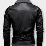 ENZO – Chaqueta de Cuero Elegante para Hombre