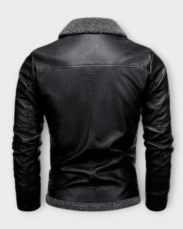 ENZO – Chaqueta de Cuero Elegante para Hombre