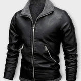ENZO – Chaqueta de Cuero Elegante para Hombre