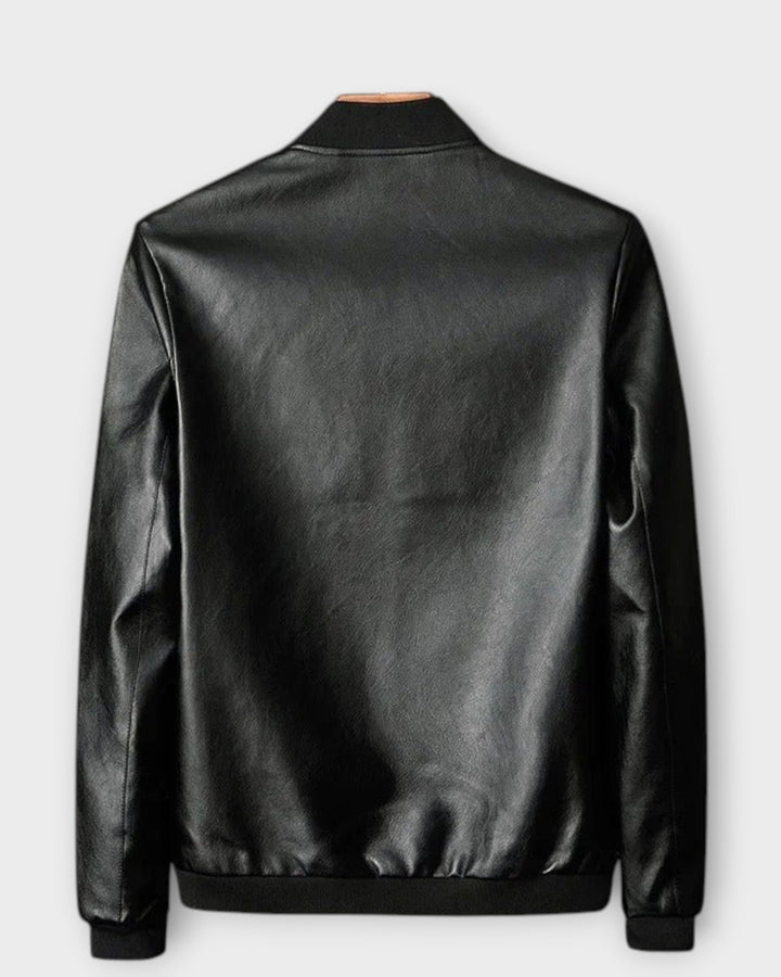 RICARDO – Chaqueta de Cuero Biker para Hombre