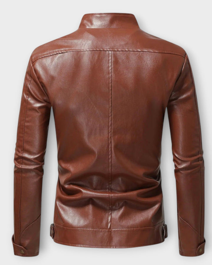 LEONARDO – Chaqueta de Cuero Elegante para Hombre