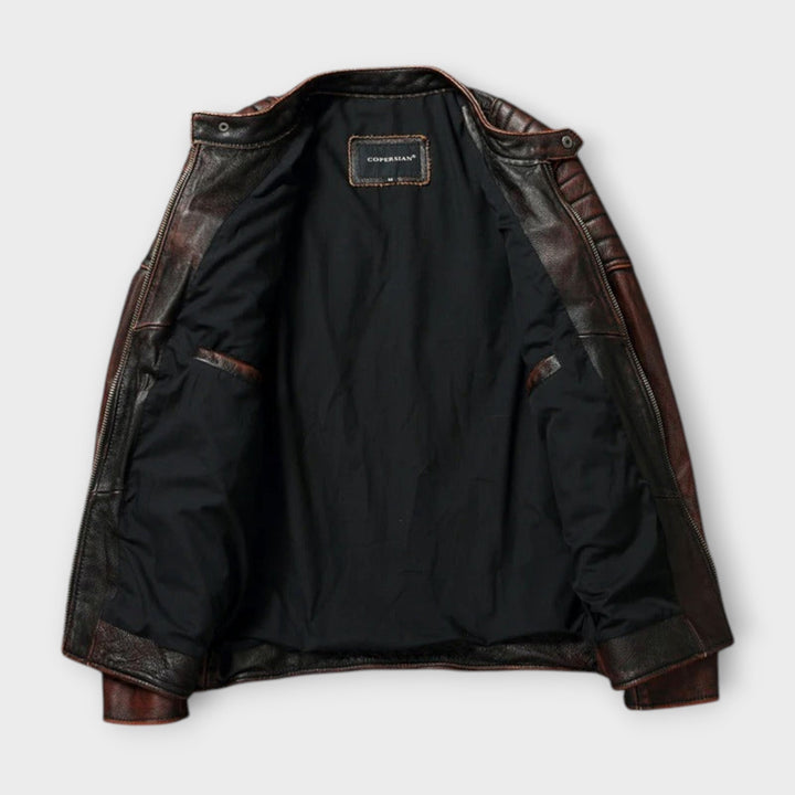 ESTEBAN – Chaqueta Vintage de Cuero