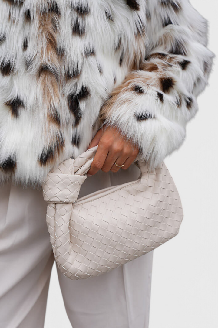 SAGE – Bolso Satchel Mini Woven