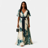 NAYLA – Vestido Largo Acuarela de Ensueño