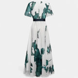 NAYLA – Vestido Largo Acuarela de Ensueño