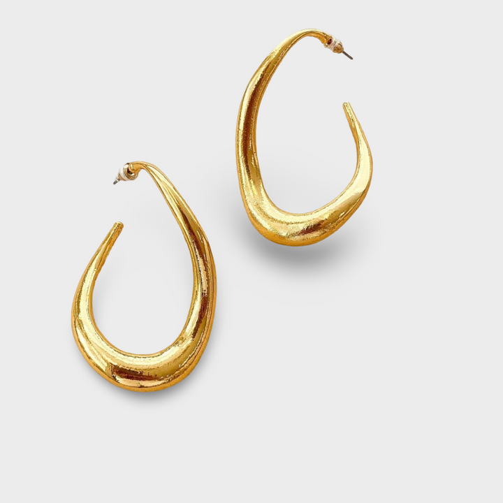 DAFNE – Pendientes de oro brillante