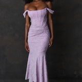 KIARA – Vestido largo con corsé sofisticado