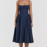 ELINA – Vestido midi con corsé