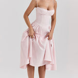 ELINA – Vestido midi con corsé