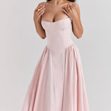 ELINA – Vestido midi con corsé