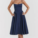 ELINA – Vestido midi con corsé