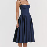 ELINA – Vestido midi con corsé