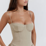 ELINA – Vestido midi con corsé