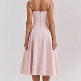 ELINA – Vestido midi con corsé