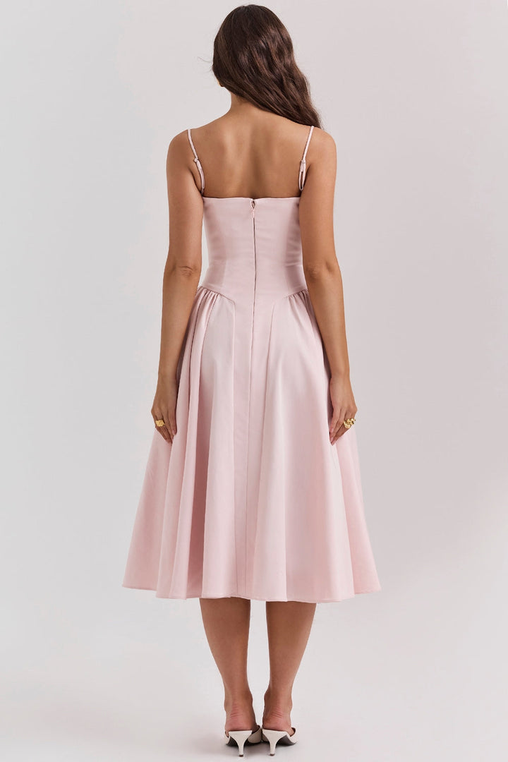 ELINA – Vestido midi con corsé
