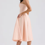 ELINA – Vestido midi con corsé