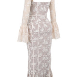 ALICIA – Vestido largo de encaje