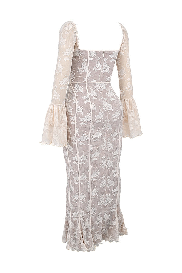 ALICIA – Vestido largo de encaje
