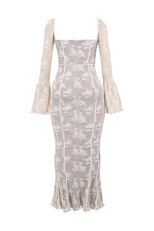 ALICIA – Vestido largo de encaje