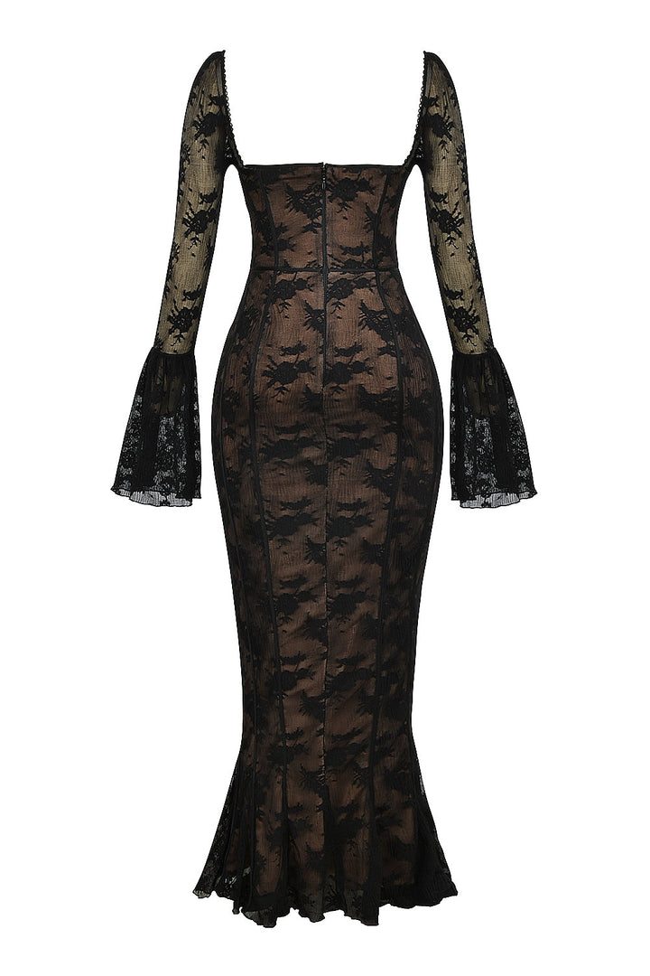 ALICIA – Vestido largo de encaje