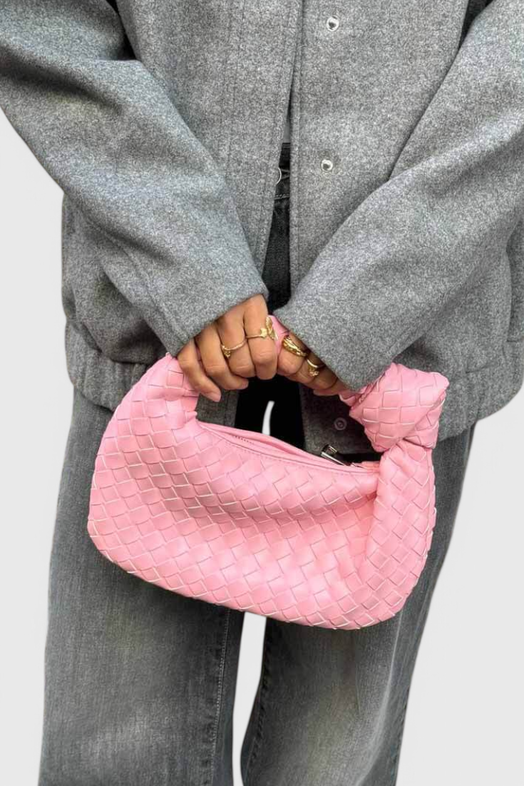 SAGE – Bolso Satchel Mini Woven
