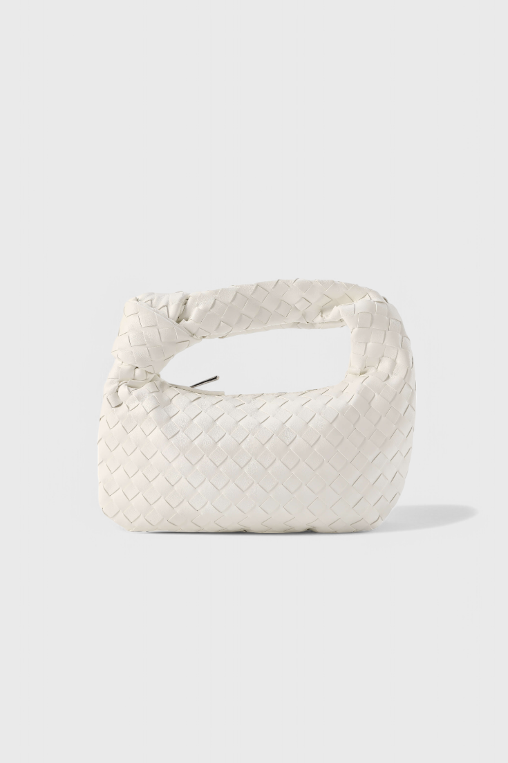 SAGE – Bolso Satchel Mini Woven