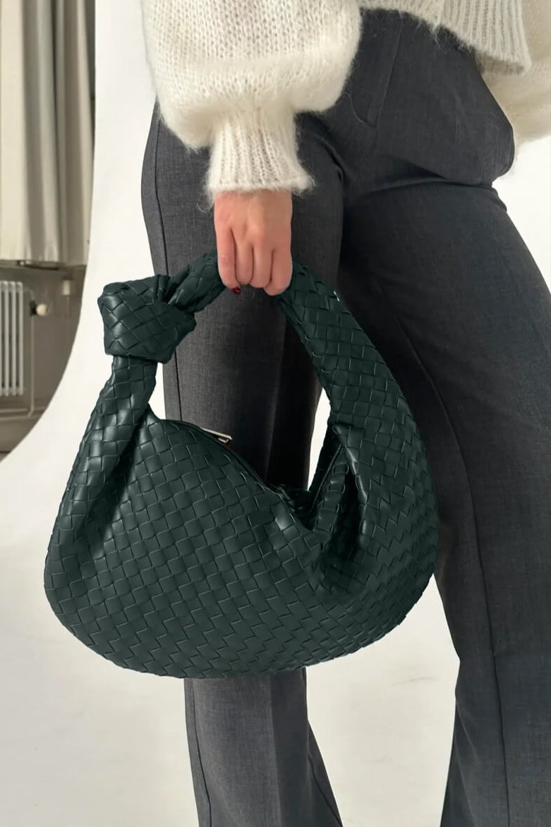 SAGE – Bolso de Hombro Mediano Tejido
