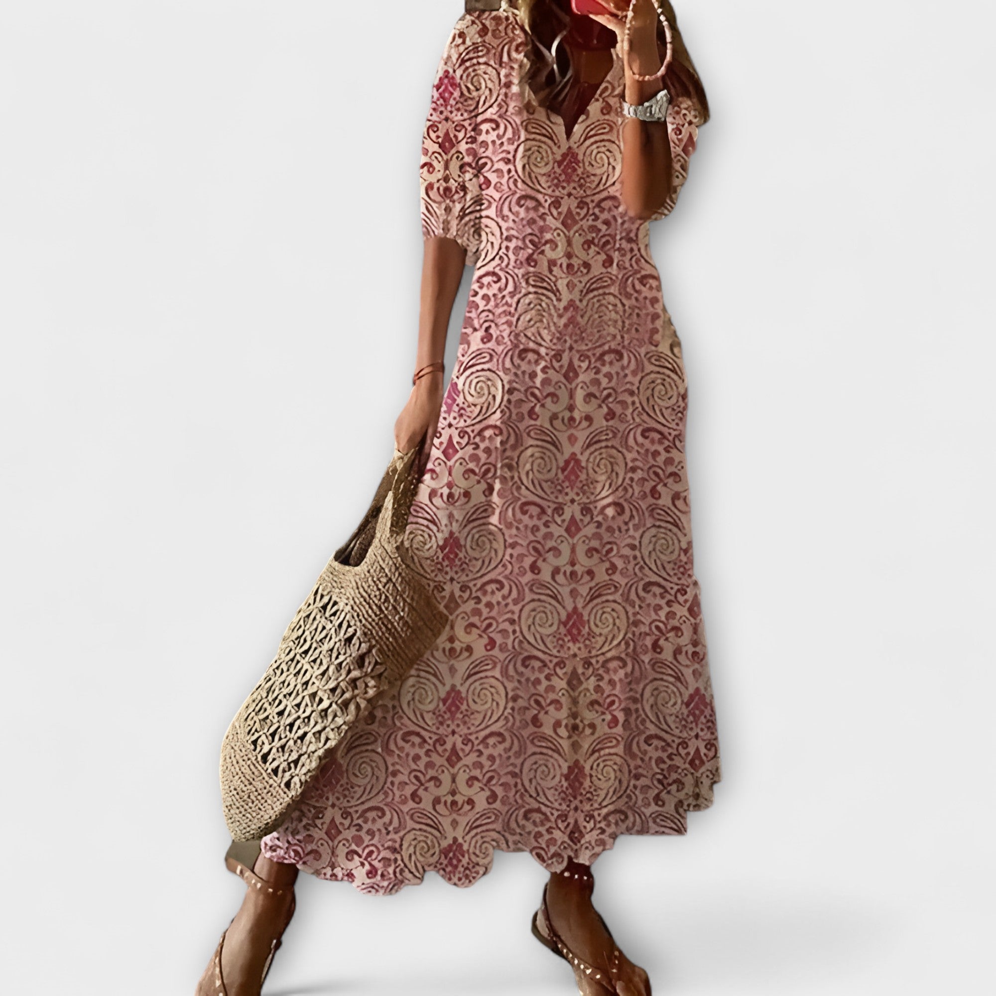 ISA – Vestido Boho-Max