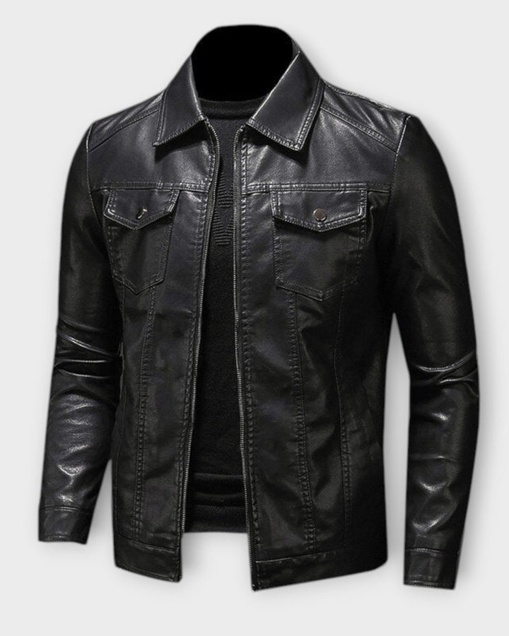 ALESSANDRO – Chaqueta de Cuero Elegante